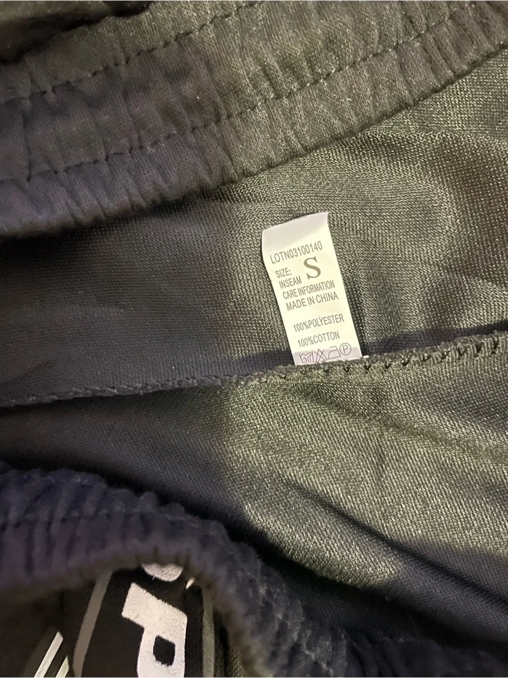 Black Jogger Pants Size S Sport Graphic Zip Pockets Drawstring NWT
